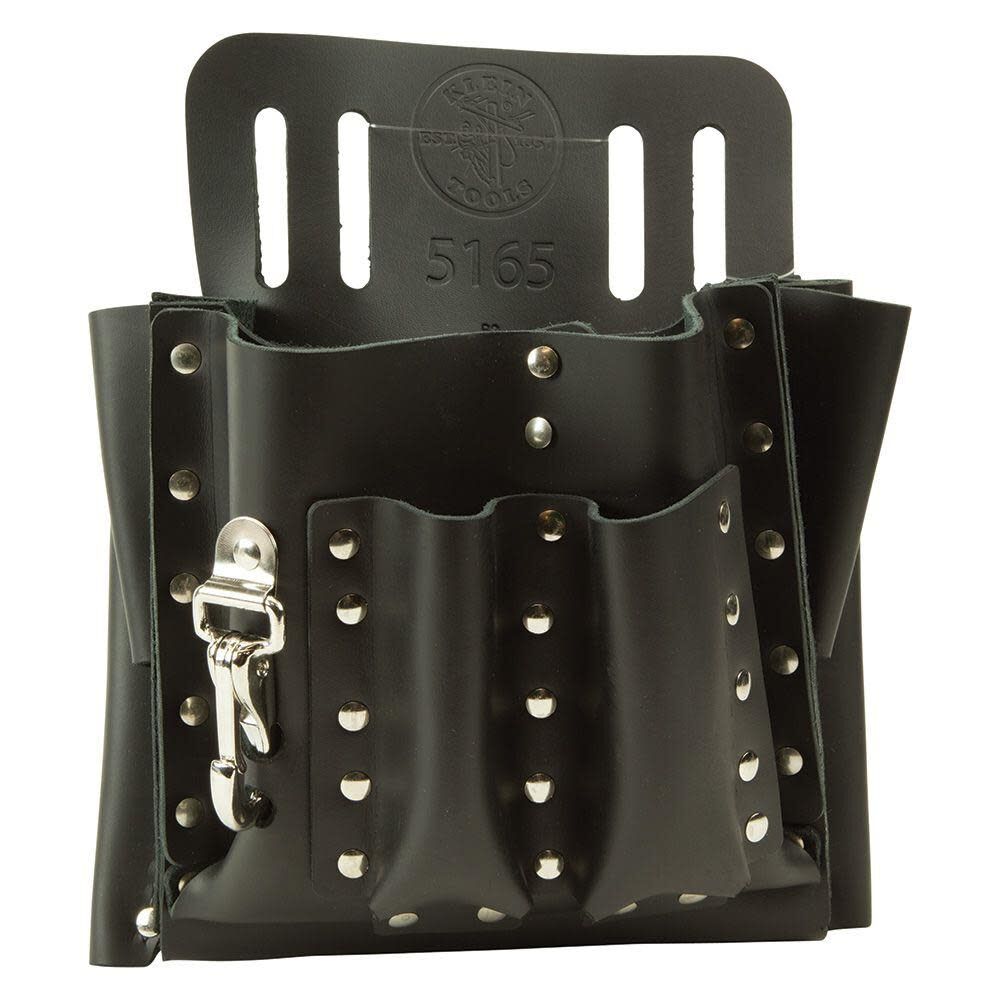 Klein Tools 10 Pocket Tool Pouch Knife Snap, large image number 2