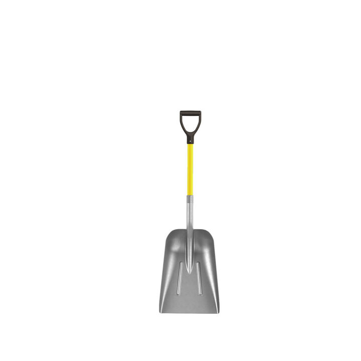 Bon Tool 27 Inch Aluminum Scoop with Fiberglass D Handle