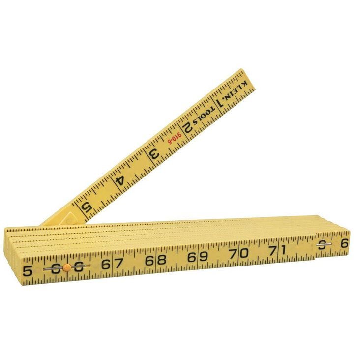 Klein Tools Fiberglass Folding Rule Inner Read