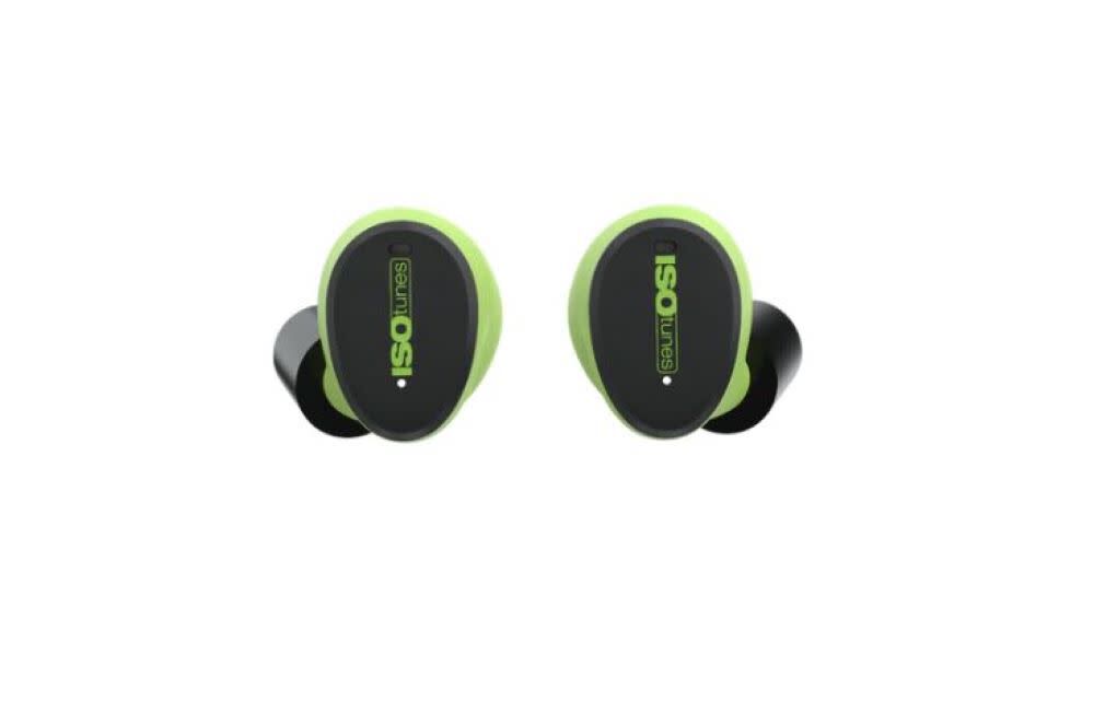 ISOtunes FREE AWARE Earbuds Wireless Bluetooth Safety Green, large image number 2