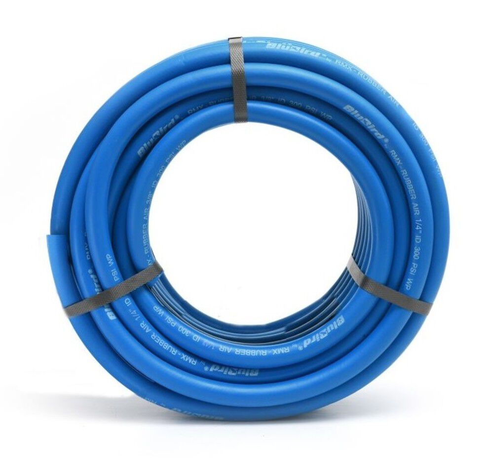 BluBird 1/4 Inch x 300 Ft. Rubber Air Hose Assembly – BB14300