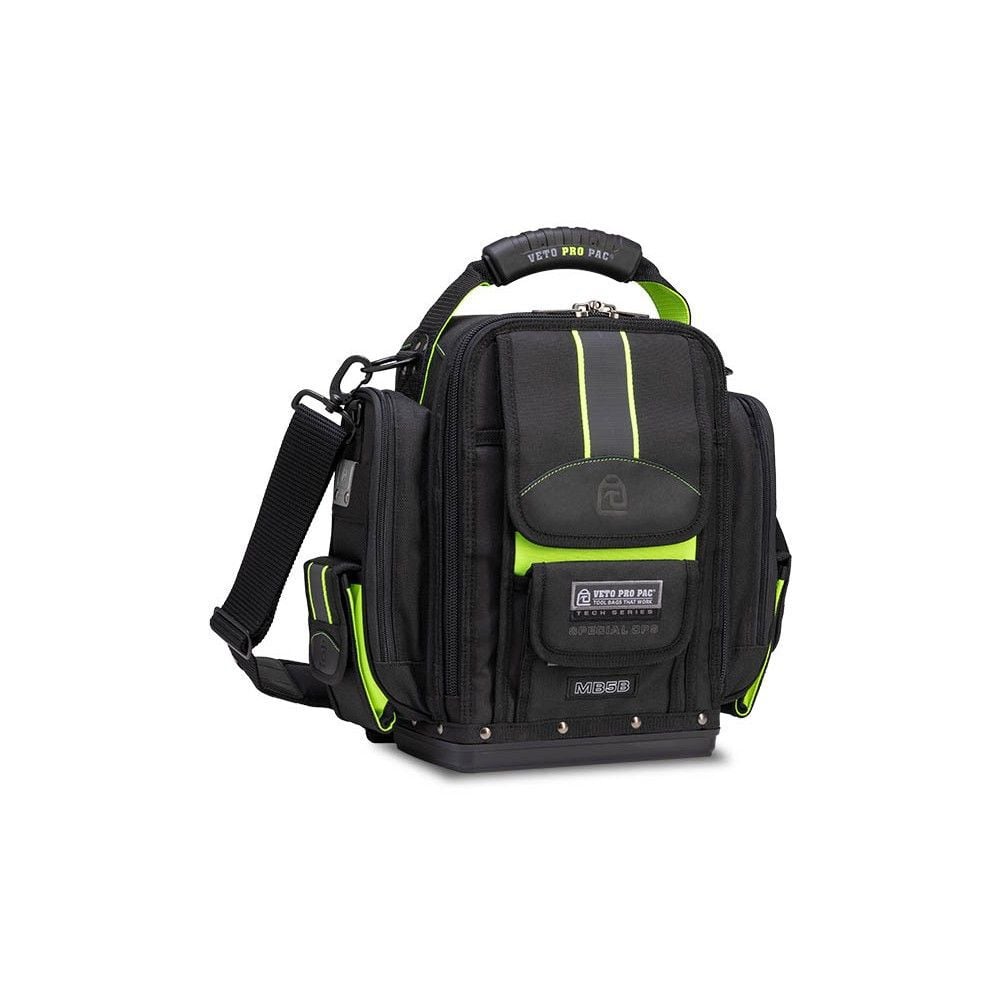 Veto Pro Pac 45 Lbs X-Large Zippered Meter Bag, Black/Hi-Viz Yellow, large image number 14
