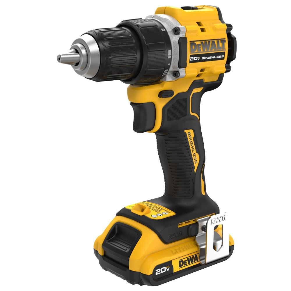 DEWALT Atomic 20V Max Brushless 1/2 Inch Drill Driver Kit & 20V MAX Battery Premium 4 Ah Bundle, large image number 10