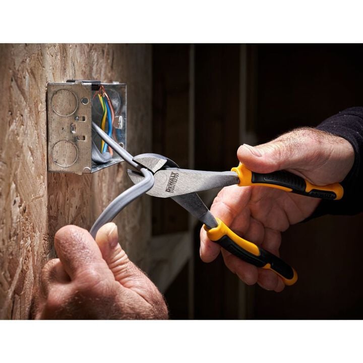 DEWALT 8 Inch Laser Hardened Diagonal Cutting Pliers, large image number 2