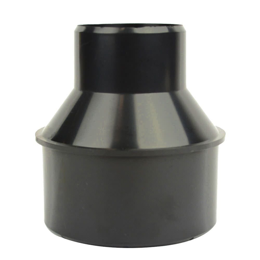 Big Horn 4 x 2-1/4 Inch Black ABS Plastic Tapered Adapter, large image number 1