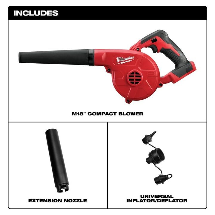 Milwaukee M18 Compact Blower (Bare Tool), large image number 1