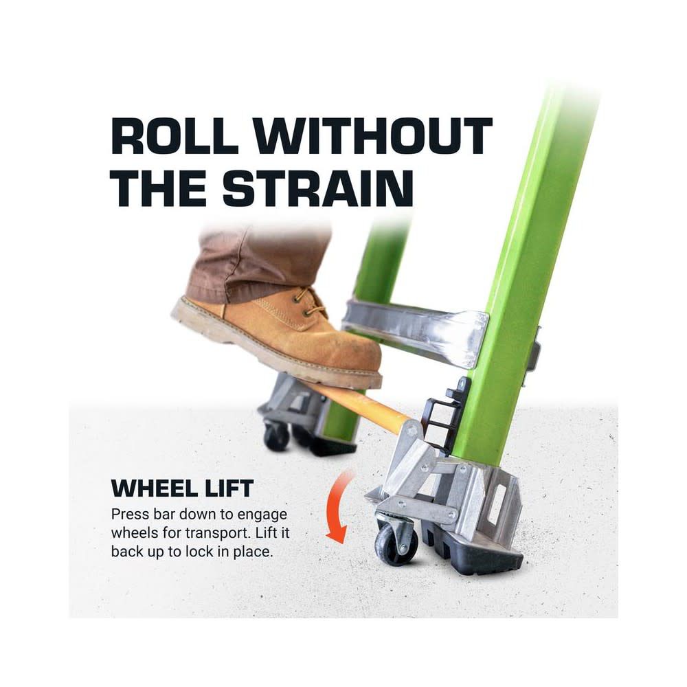 Little Giant Safety Adjustable Fortress 4-8 Ft Standard Grade ANSI IAA Step Ladder, large image number 6