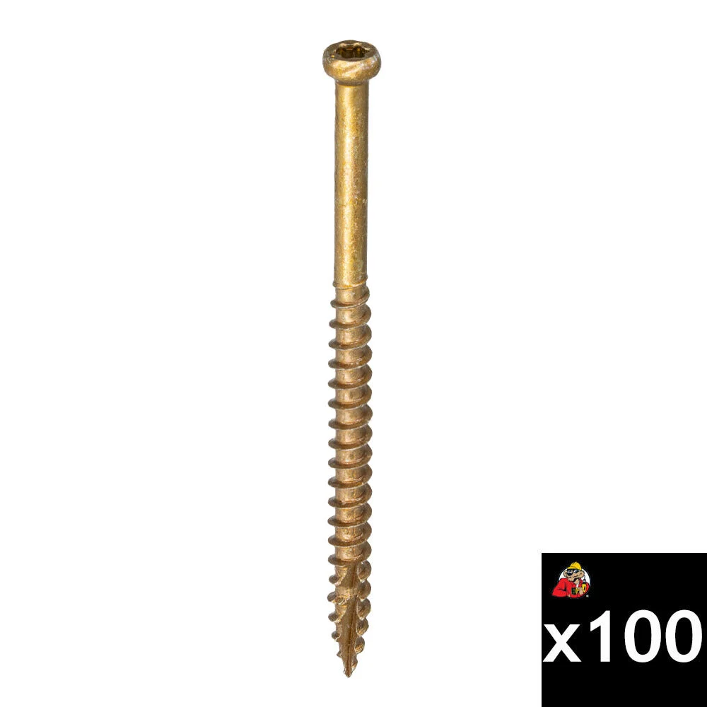 GRK Fasteners #8 x 2 Inch Finish Trim Head Screws 100 Pieces, large image number 1