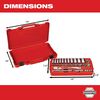 Milwaukee 3/8 in. Drive 28 pc. Ratchet & Socket Set- SAE, small
