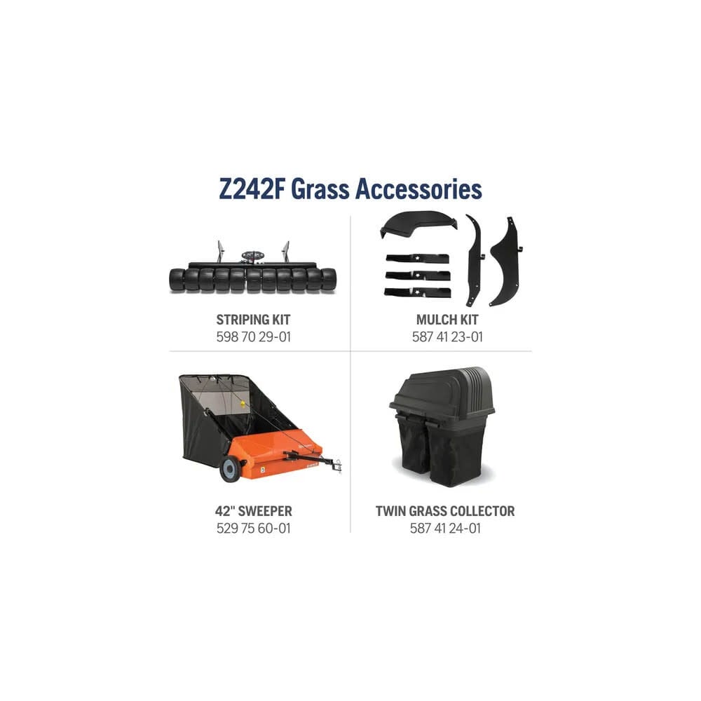Husqvarna Z242F Zero Turn Lawn Mower 42in 726cc 21.5HP V Twin Gas, large image number 10