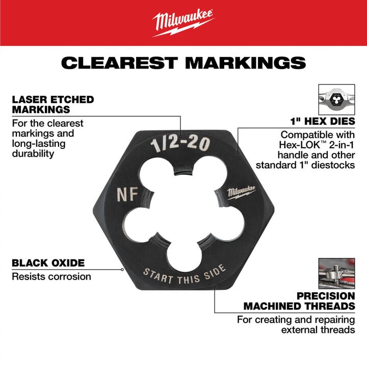 Milwaukee SAE Tap & Drill Bit Set 20 Pieces, large image number 3