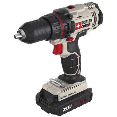 Porter Cable 20V 1/2-Inch Lithium-Ion Cordless Drill (PCC601LB) Kit, large image number 3