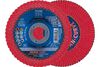 Pferd Flap Disc, 5 Inch x 7/8, CO SGP CURVE STEELOX, 60 Grit, Medium Radius, Ceramic oxide, small image number 1