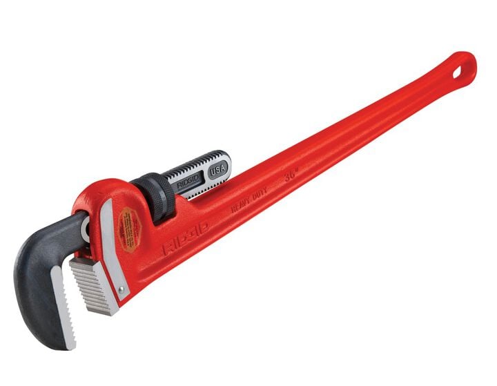 Ridgid 48 Inch Heavy-Duty Straight Pipe Wrench, large image number 7
