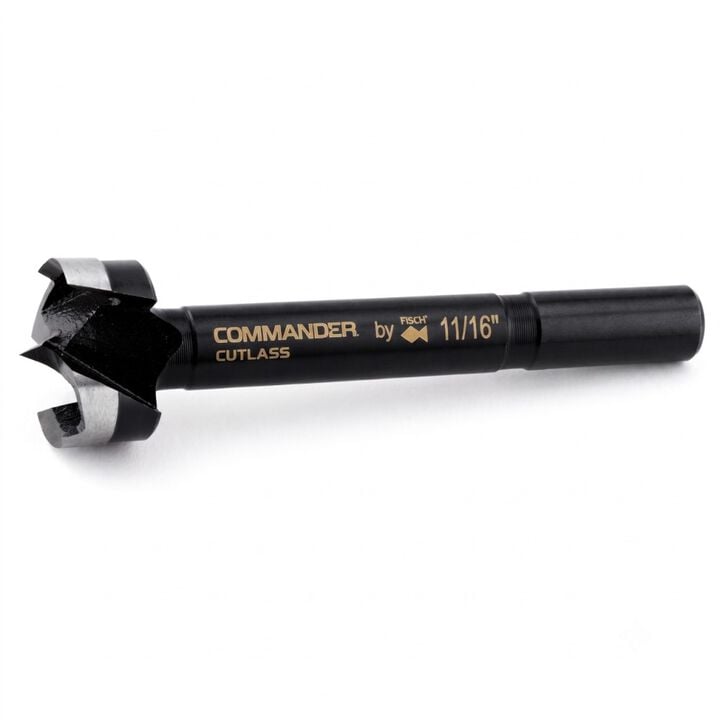 Commander Tool BLACK SHARK Pro Forstner Bit Cutlass 11/16 Inch Forged Steel