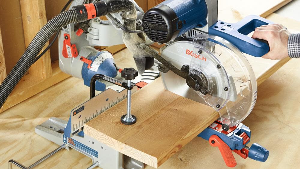 Bosch dual bevel shop sliding miter saw