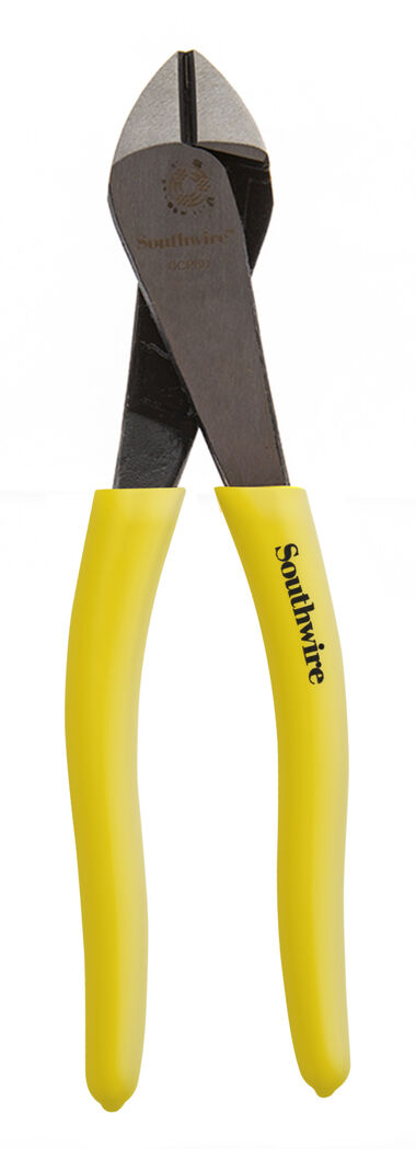Southwire High Leverage Diagonal Cutting Pliers 8in with Dipped Handles, large image number 1