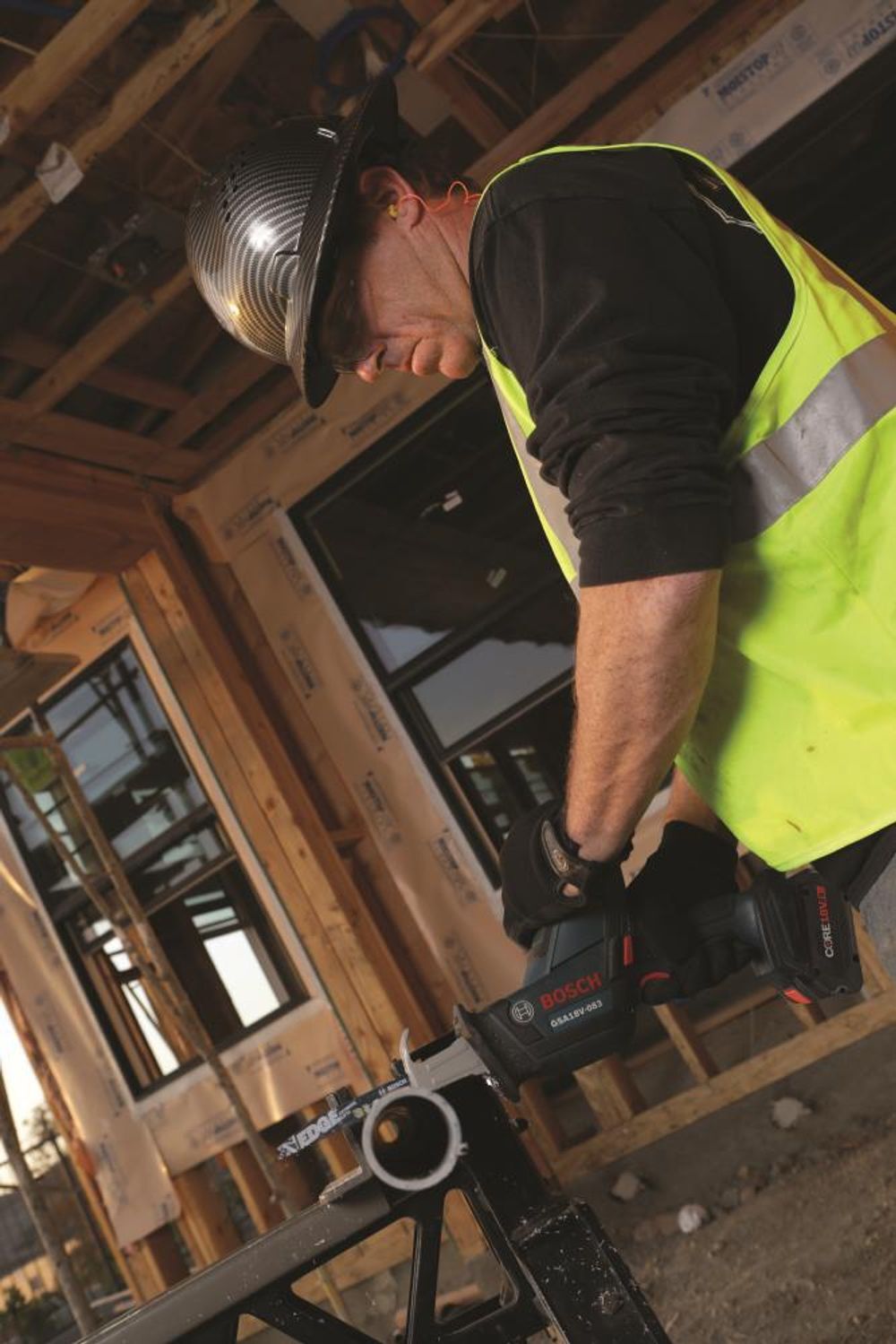 Bosch 18V Compact Reciprocating Saw (Bare Tool), large image number 9