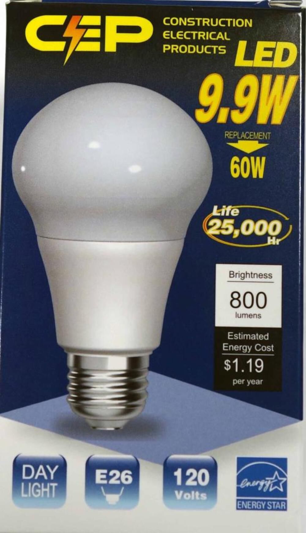 Construction Electrical Products 10W 800 Lumen E26 Impact Resistant Bulb