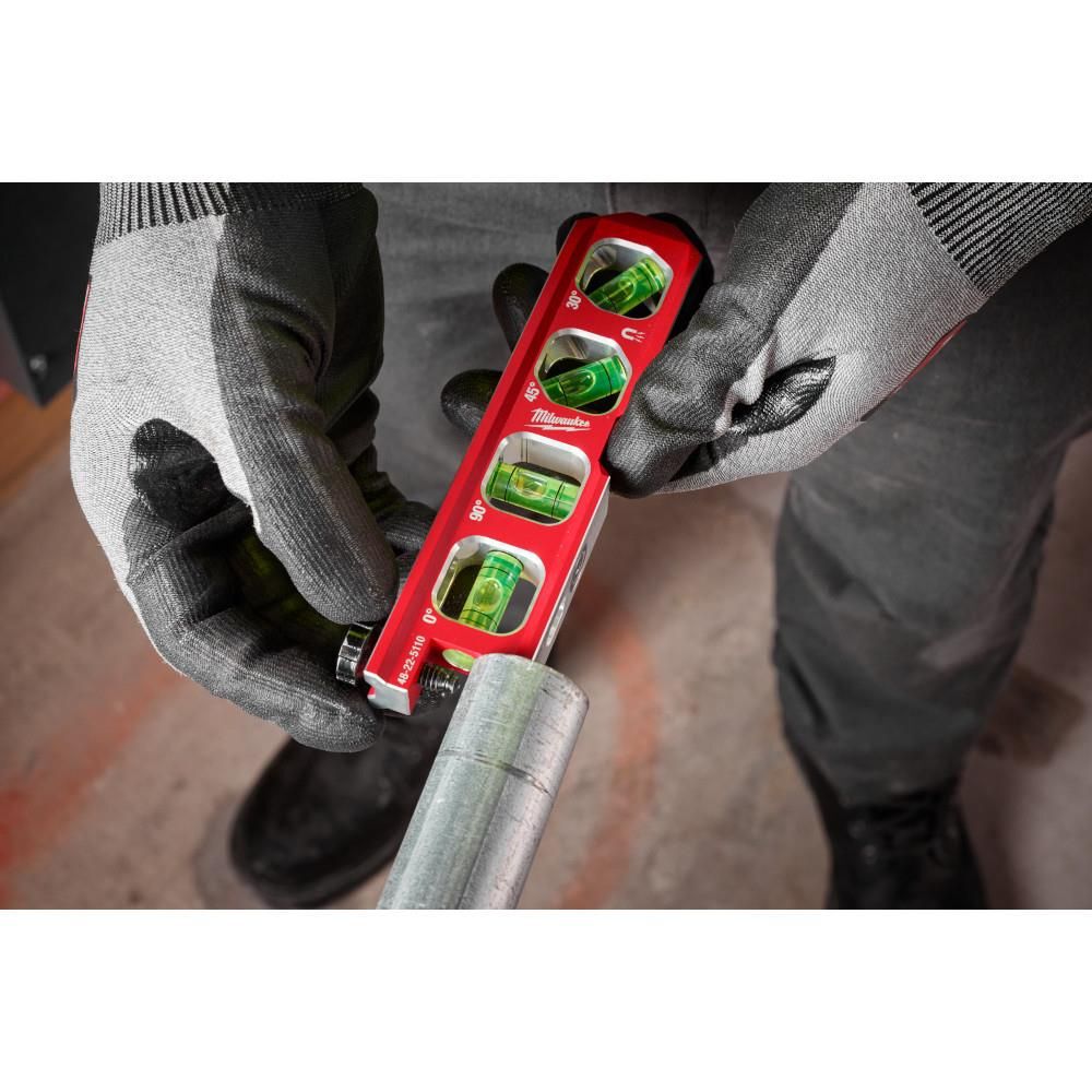 Milwaukee 6.5 Pipe Lock Billet Torpedo Level, large image number 4