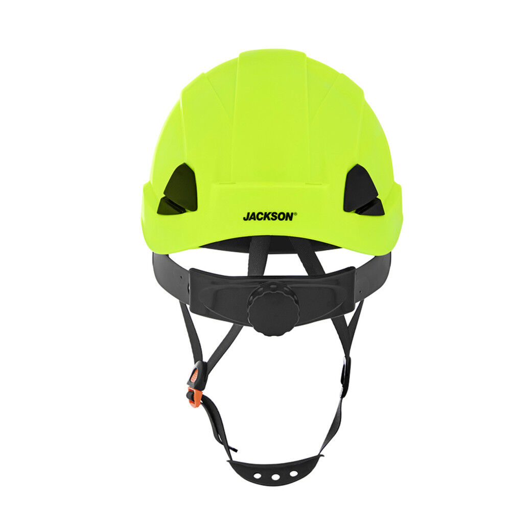 Jackson Safety Industrial Climbing Non-Vented Hard Hat,CH-300 Hi-Viz Green, large image number 4