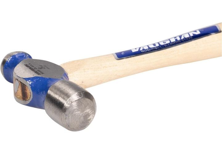 Vaughan 8 Oz Ball Pein Hammer with Hickory Handle, large image number 6