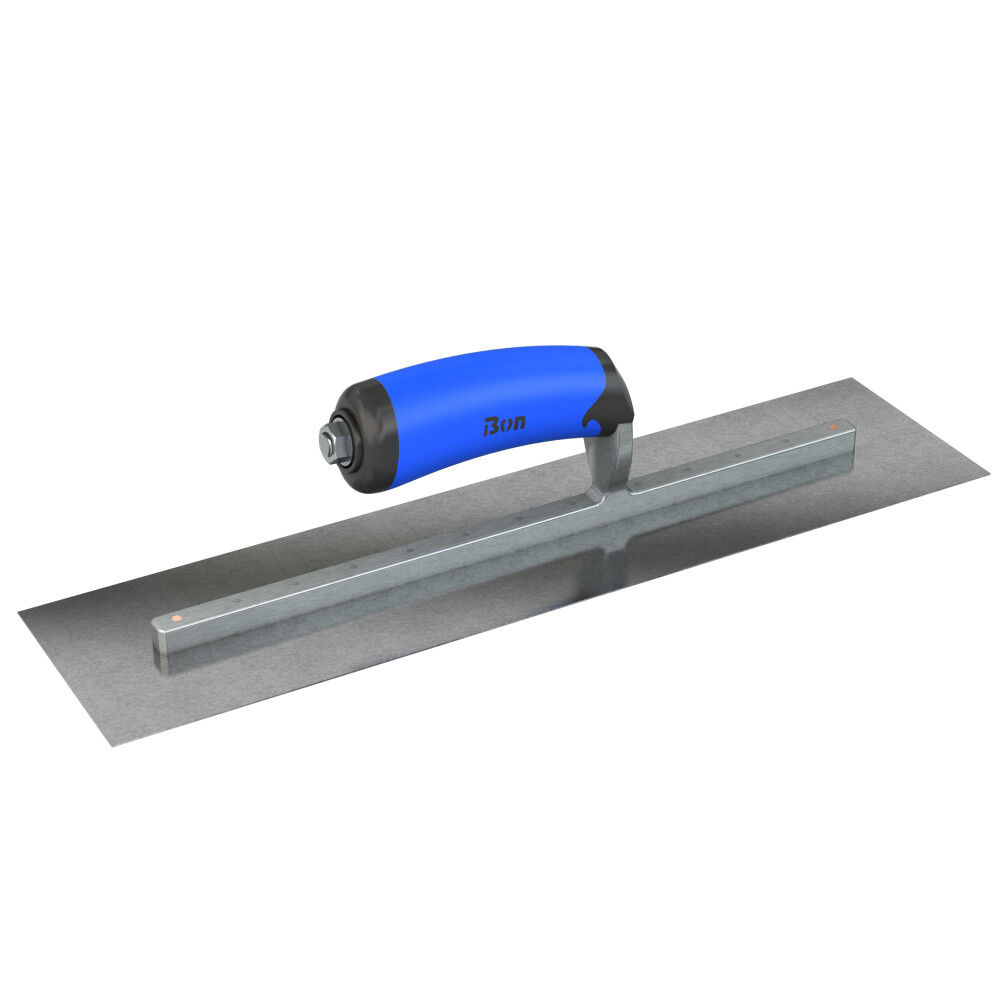 Bon Tool Finish Trowel Square Carbon Steel 10 Inch x 3 Inch with Comfort Grip Handle, large image number 2