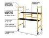 Metaltech 4-ft x 41-in x 23-in Steel Portable Scaffold, small