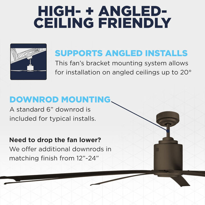 Maxx Air 96 Inch 6-Speed Indoor Outdoor Ceiling Fan, large image number 11