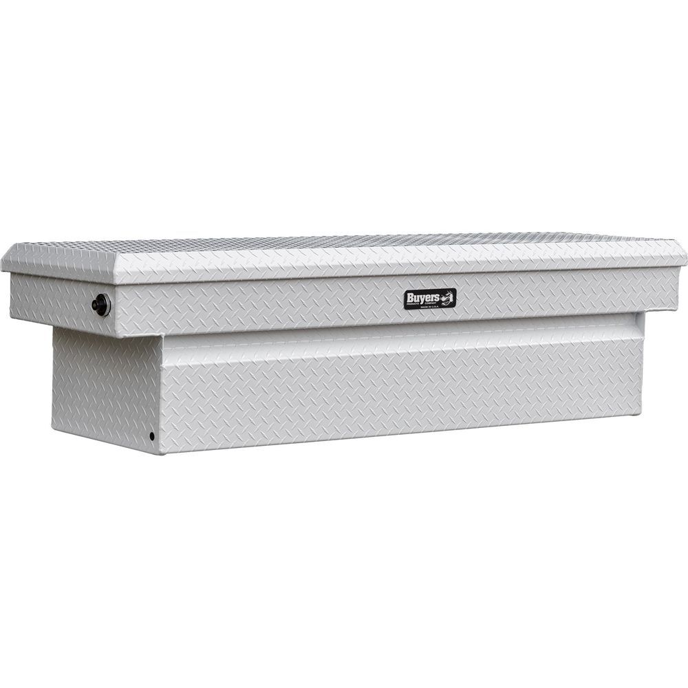 Buyers Products Company 18 x 20 x 71 Inch Diamond Tread Aluminum Crossover Truck Tool Box Gloss White, large image number 19