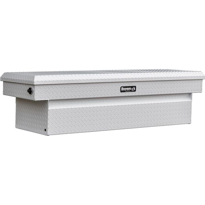 Buyers Products Company 18 x 20 x 71 Inch Diamond Tread Aluminum Crossover Truck Tool Box Gloss White, large image number 18