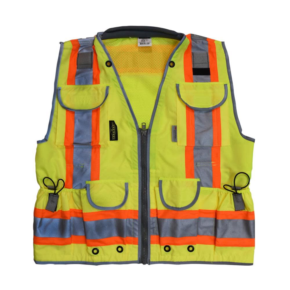 Radians Heavy Woven Two Tone Woven/Mesh Engineer Vest, large image number 7