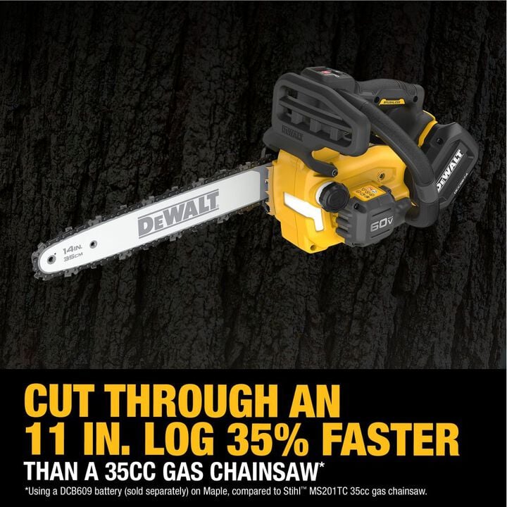 DEWALT 60V Max Top Handle Chainsaw (Bare Tool), large image number 4