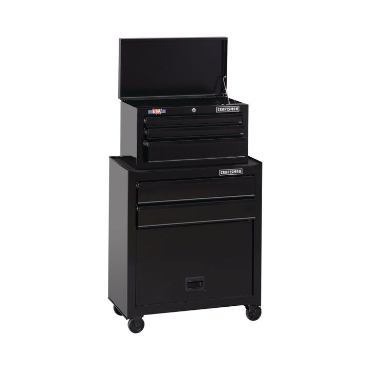 CRAFTSMAN 1000 Series 27 Inch Wide 5 Drawer Tool Chest & Rolling Cabinet