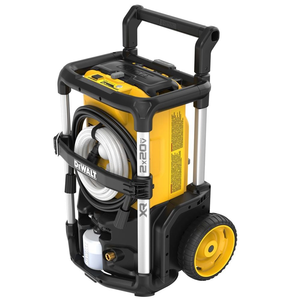 DEWALT 20V MAX 1600 PSI 1.2 GPM Battery Powered Cold Water Pressure Washer with 4 Spray Nozzles 12.0 Ah Kit, large image number 4