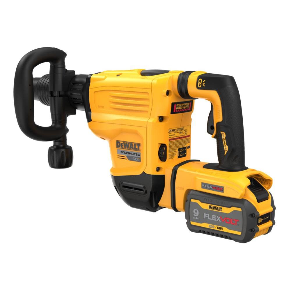 DEWALT 60V MAX Chipping Hammer Kit 15 lb. Cordless SDS Max DCH832X1