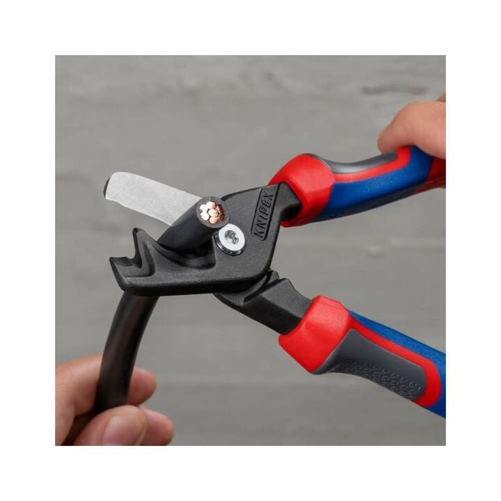 Knipex 9 Inch Steel Cable Shear with Comfort Handle, large image number 3