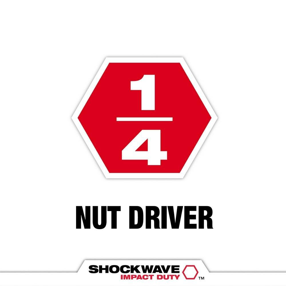 Milwaukee SHOCKWAVE 1/4 in. Insert Nut Driver 3PK, large image number 2