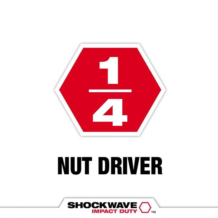 Milwaukee SHOCKWAVE 1/4 in. Insert Nut Driver 3PK, large image number 1