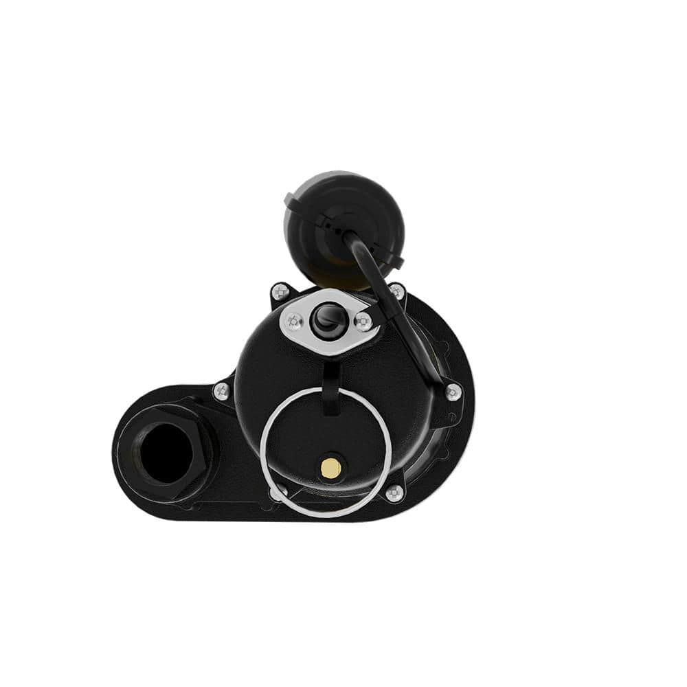 K2 Pumps 1/2 HP Heavy-Duty Cast Iron Sump Pump with Piggyback Vertical Switch, large image number 4