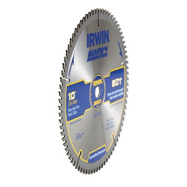 Irwin Marathon Carbide Table / Miter Circular Blade 10-Inch 80T, large image number 1