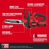 CRAFTSMAN V20* 12 Inch Cordless Compact Chainsaw 4Ah Kit, small image number 2