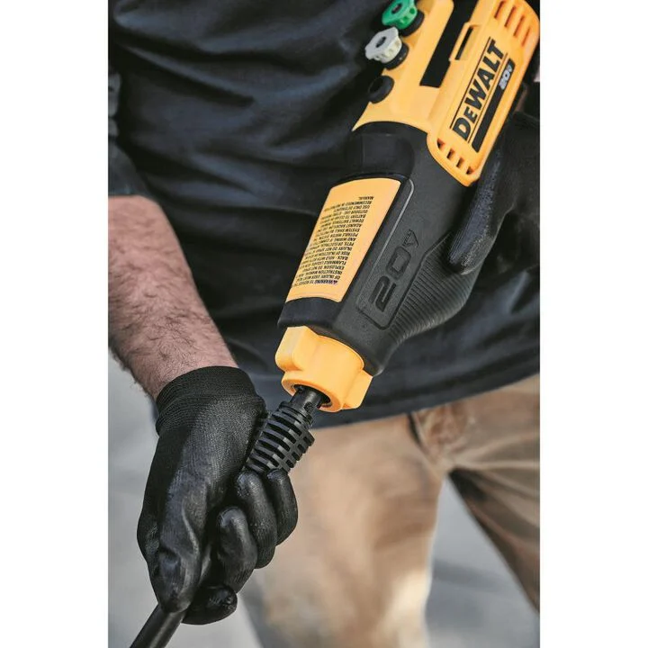 DEWALT 20V Max 550 PSI 1.0 GPM Battery Powered Cold Water Power Cleaner with 4 Spray Nozzles Bare Tool, large image number 13