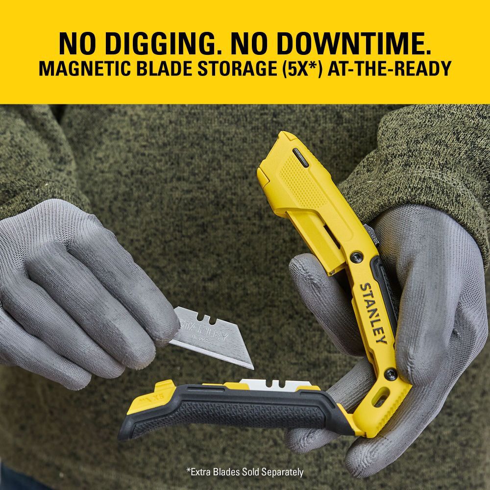 Stanley Retractable Blade Utility Knife, large image number 3