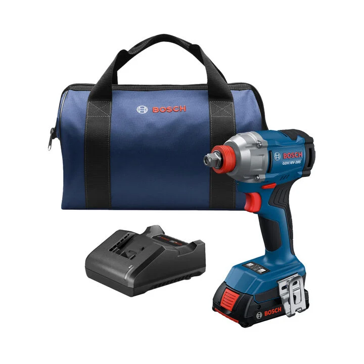 Bosch 18V Two-In-One Impact Driver/Wrench Kit