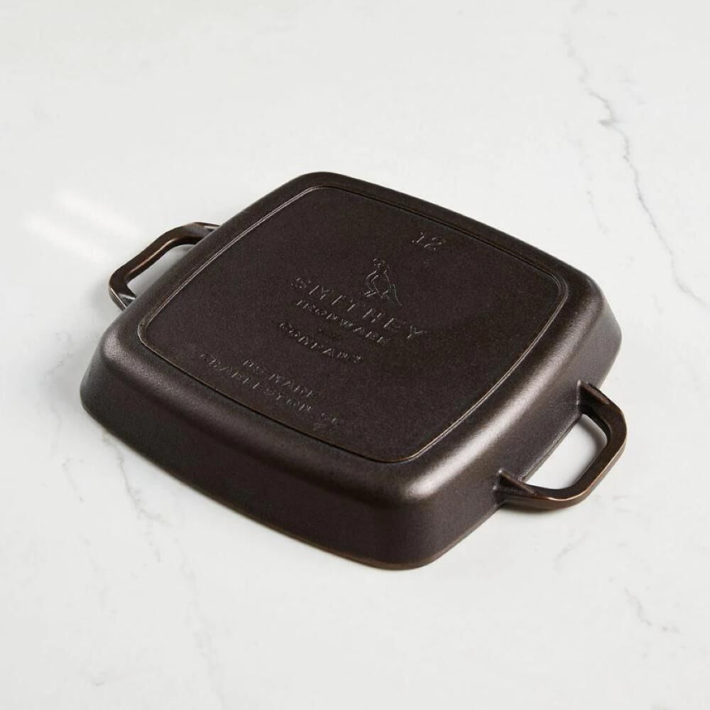 Smithey Ironware No. 12 Cast Iron Grill Pan, large image number 3