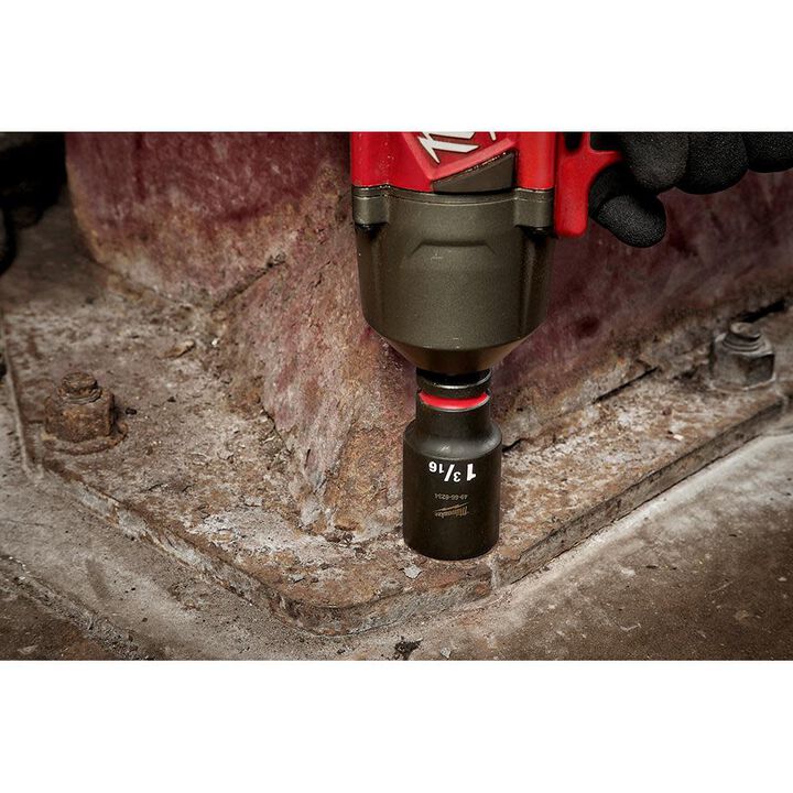 Milwaukee Impact Socket 1/2in Drive 1 1/4in Deep 6 Point, large image number 1
