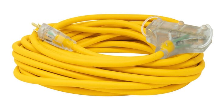 Southwire SJEOW Cold Weather 3 Outlet Extension Cord 50 Ft 12/3, large image number 2