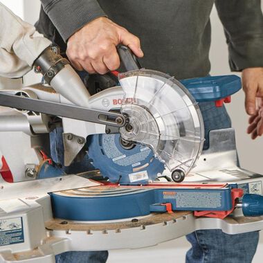 Bosch PROFACTOR 18V Surgeon Miter Saw Kit 7 1/4in Single Bevel Slide with CORE18V 8.0 Ah PROFACTOR Performance Battery, large image number 6