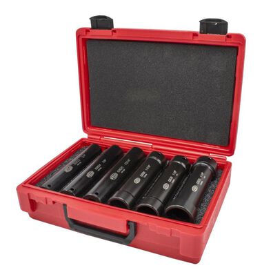 Reed Mfg Extended Socket Set, 6 Sizes EDSK6 (02645)